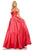 Sherri Hill - 52603 Strapless Sweetheart Taffeta Ballgown In Orange