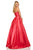 Sherri Hill - 52603 Strapless Sweetheart Taffeta Ballgown In Orange