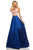 Sherri Hill - 52604 Two Piece Lace V-neck Metallic A-line Dress