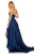 Sherri Hill - 52605 Strapless Sweetheart Ruffled Full Figured Dress In Blue