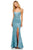 Sherri Hill - 52647 Beaded Lace Sweetheart Trumpet Dress In Blue