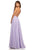 Sherri Hill - 52652 Applique Scoop Neck A-line Dress In Purple
