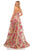 Sherri Hill - 52658 Asymmetric Long A-line Dress In Neutral and Pink