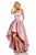 Sherri Hill - 52659 Satin One-Shoulder High Low Gown In Pink