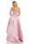 Sherri Hill - 52659 Satin One-Shoulder High Low Gown In Pink