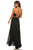 Sherri Hill - 52671 Two Piece Beaded Halter A-line Dress In Black