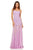 Sherri Hill - 52677 Beaded Scoop Trumpet Evening Dress In Purple