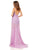 Sherri Hill - 52677 Beaded Scoop Trumpet Evening Dress In Purple