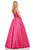 Sherri Hill - 52681 Strapless Embossed Brocade Ball Gown In Pink