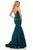 Sherri Hill - 52696 Long Deep Sweetheart Mermaid Dress In Green