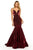 Sherri Hill - 52696 Long Deep Sweetheart Mermaid Dress In Red