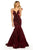 Sherri Hill - 52696 Long Deep Sweetheart Mermaid Dress In Red