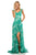 Sherri Hill - 52713 Sleeveless Sweetheart Long Dress In Green
