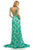 Sherri Hill - 52713 Sleeveless Sweetheart Long Dress In Green