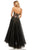 Sherri Hill - 52739 Sweetheart Embellished Long Dress In Black and Multi