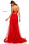 Sherri Hill - 52749 Two Piece Chiffon A Line Dress In Red