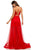 Sherri Hill - 52749 Two Piece Chiffon A Line Dress In Red
