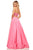 Sherri Hill - 52754 Two Piece Lace Ruffled Ballgown In Pink