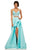Sherri Hill - 52754 Two Piece Lace Ruffled Ballgown In Blue