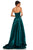 Sherri Hill - 52760 Sweetheart Boning A-Line Evening Gown In Green
