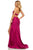 Sherri Hill - 52782 Satin Halter Dress With Sexy Open Back In Purple