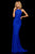Sherri Hill - 52792 Beaded High Halter Neckline Long Dress In Blue