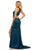 Sherri Hill - 52795 High Halter Trumpet Dress With Train In Green