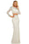 Sherri Hill - 52809 Two Piece Lace Dress In White and Blue