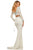 Sherri Hill - 52809 Two Piece Lace Dress In White and Blue