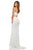 Sherri Hill - 52810 Two Piece Long Crochet Dress In White