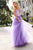 Sherri Hill - 52812 Beaded Plunging V- Neckline A-Line Dress In Purple