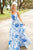 Sherri Hill - 52863 Square Taffeta Ball Gown In White and Blue