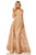 Sherri Hill - 52878 Sweetheart Long Gold Dress In Gold