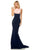 Sherri Hill - 52903 Two Tone Bateau Mermaid Dress In Pink and Blue