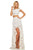 Sherri Hill - 52917 Bateau Two Piece Column Dress In White
