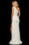 Sherri Hill - 52936 Asymmetrical Dress with Slit In White
