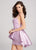 Ellie Wilde - EW21881S Beaded Lace Mikado A-line Dress with Overskirt