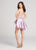 Ellie Wilde - EW21881S Beaded Lace Mikado A-line Dress with Overskirt