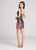 Ellie Wilde - EW21858S Sleeveless V Neck Ombre Sequin Cocktail Dress