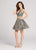 Ellie Wilde - EW21873S Two Piece Brocade Gold Embellished A-line Dress in Silver