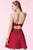 Alyce Paris Homecoming - 3642 Dress in Claret-Red