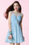 Alyce Paris - 3660 Short Dress In Light Blue