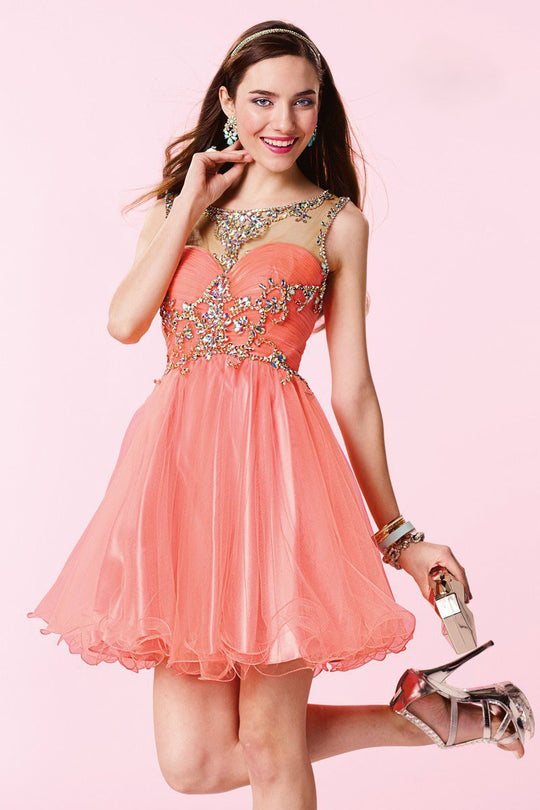 Alyce Paris Homecoming - 3674 Dress in Coral
