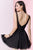 Alyce Paris - 4414 Short Dress In Black