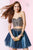 Alyce Paris Homecoming - 4433 Dress in Navy Nude