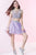 Alyce Paris - 4435 Two Piece Beaded Lace Tulle A-line Dress In Purple