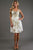 Sue Wong - Ivory Gold Short Dress Cocktail Dress