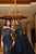 Cristallini - SKA777 Embroidered Long Sleeve Trumpet Dress In Blue