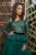 Cristallini - SKA 850 Lace Embroidered Long Sleeves Dress In Green
