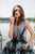 Cristallini - SKA 883 Feather-Detailed Deep V-Neck A-Line Gown In Multi Color